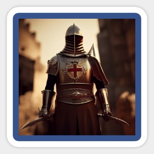 Knights Templar in The Holy Land Sticker